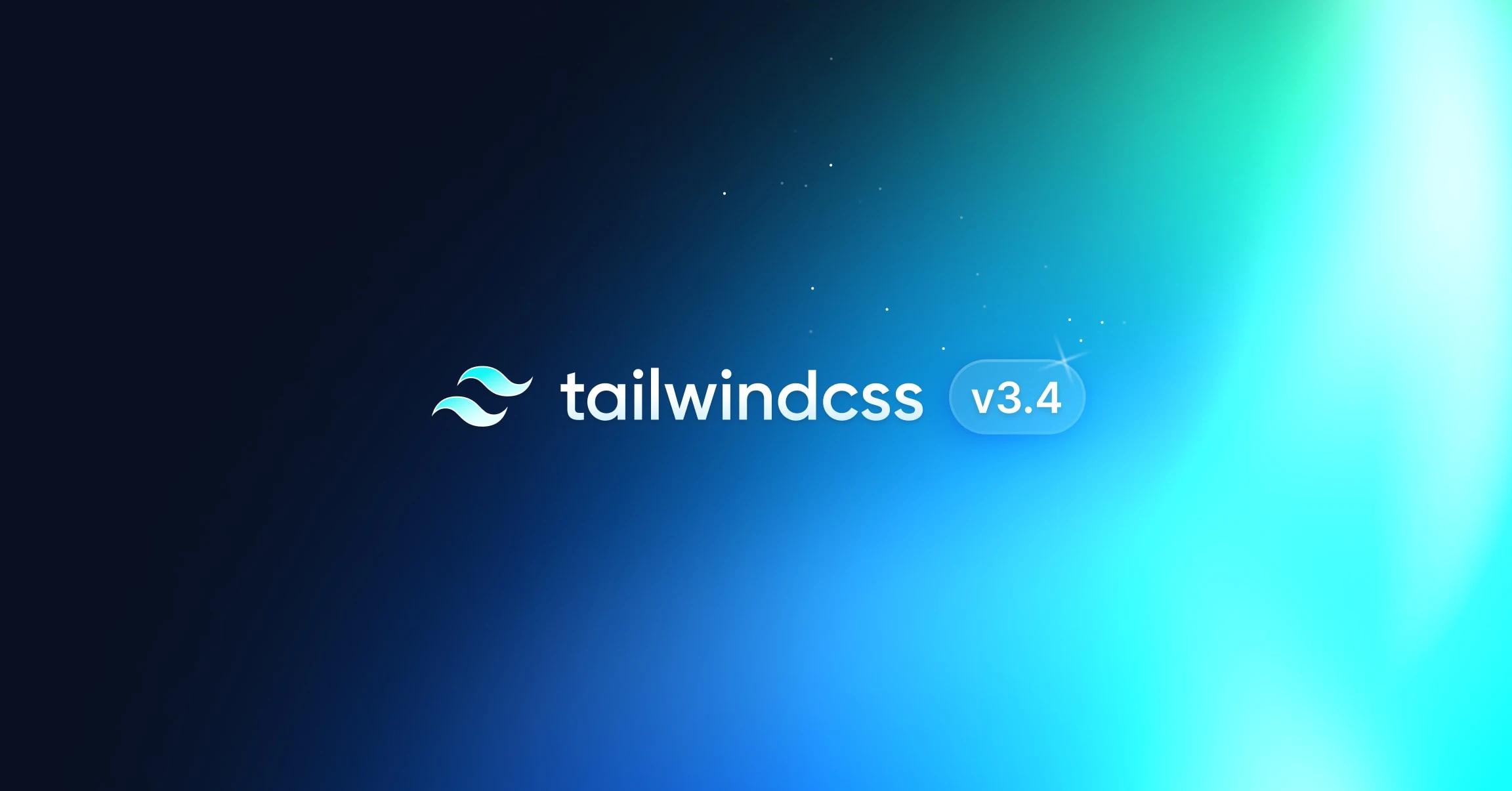 Presentation of Tailwind CSS version 3.4. Source: Tailwind CSS.